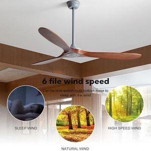 Groot Formaat Hout DC Plafondventilator 70 inch 110-220 V Industriële Fans Geen Licht Met Afstandsbediening voor Thuis Ventilador Tech