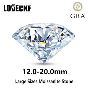 Grandes tailles D Stone de couleur avec certificat 60300CT Lab Lab Diamond Pass Tester GRA Rapport 231221