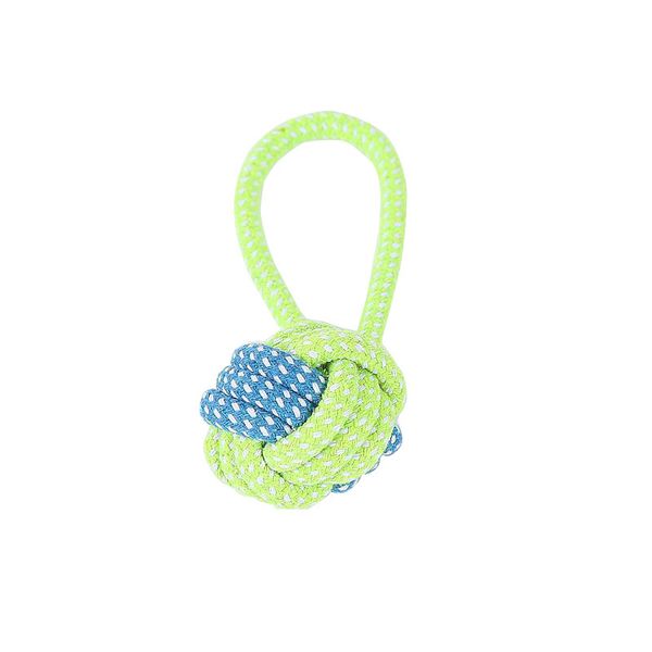 Grands petits chiens jouet interactif coton corde Mini balle pour chien chat accessoires brosse à dents fournitures à mâcher