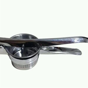 Grote stevige roestvrijstalen aardappelpuree Ricer Puree Groentefruit Press Maker Potato Masher295L