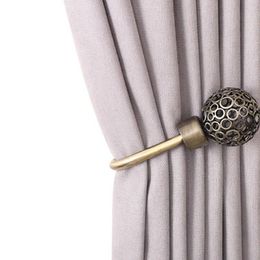 Grand rideau élégant Hold Back Metal Tie Tassel BRAK HOCK BOOP HOTDER U Shoned Round Window Wall Decoration Sponceur 240429