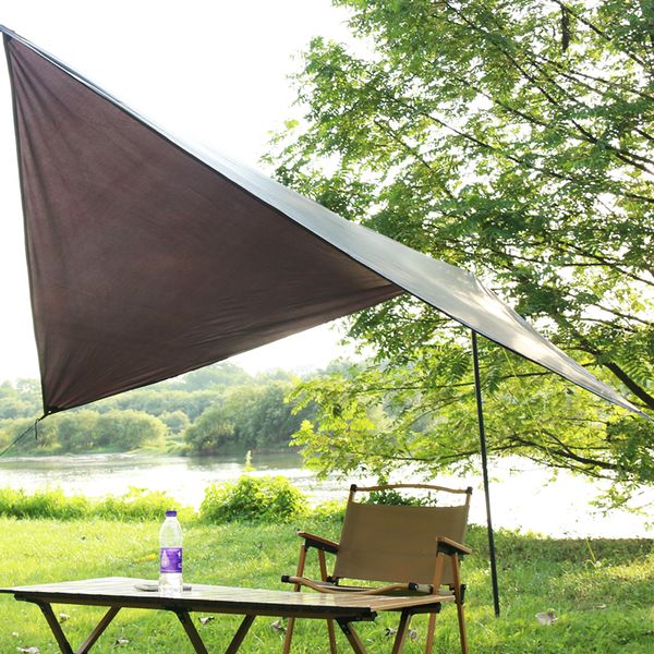 Cubierta de tienda grande, refugio para acampar, familia rómbica, lona impermeable para sombrilla, toldo para coche al aire libre