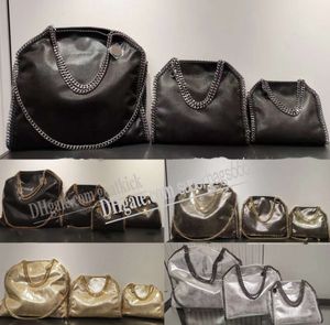 Grand sac fourre-tout Stella Mccartney Femmes Noir Luxurys Designers Shopping Sacs à chaîne Portefeuille Messenger Sacs à main en cuir Épaule Qualité Sacs à main Bandoulière SA2