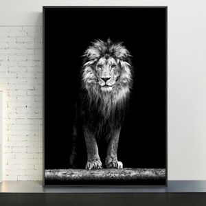 Grote Wilde Leeuw Dieren Woeste Beest Poster Wall Art Canvas Schilderij Prints Decoratieve Po Foto's voor Woonkamer Decor255L