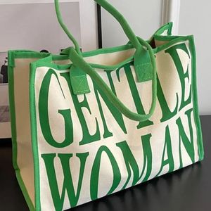 Grote damestas canvas lente zomer handtassen voor dames dames handtassen schouder winkelen bolsa feminina 240326