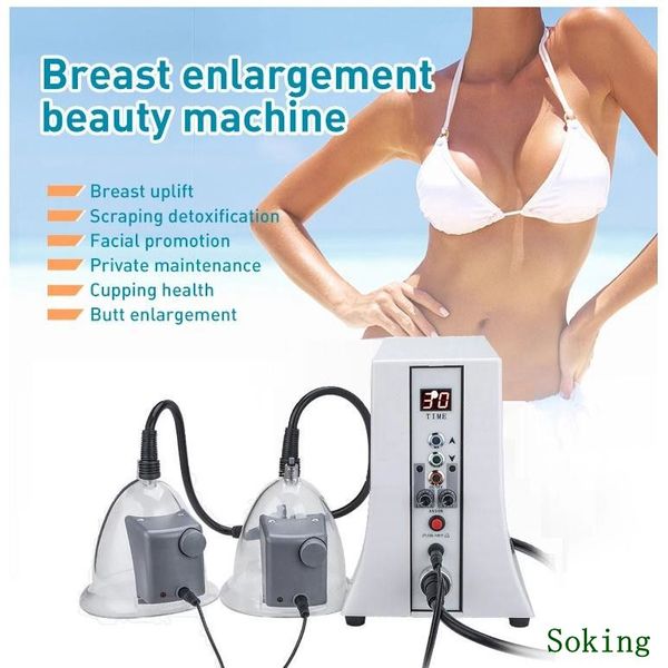 Rehausseur de buste plus grand, ventouse de thérapie sous vide, levage des fesses, agrandissement du sein, Massage corporel, Machine de Salon de hanche