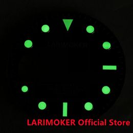 Larimokoker neuf nouveau 29 mm noir orange blanc vert lumineux NH38 Hollow Watch Dial ajustement 3/3,8 O 'horloge NH38A Watch Case