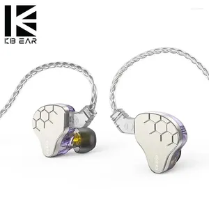 Lark Hifi filaire casque hybride 1DD 1BA moniteur dans l'oreille écouteurs antibruit écouteur avec 4N câble plaqué argent IEMS
