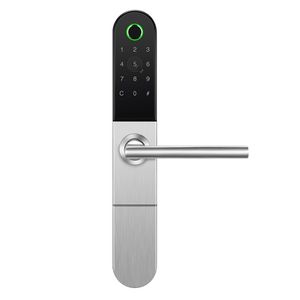 LARKSAMRT TTlock App Bluetooth Tuya Wifi numérique sans clé pont cassé en aluminium Bluetooth empreinte digitale serrure intelligente A918-FP