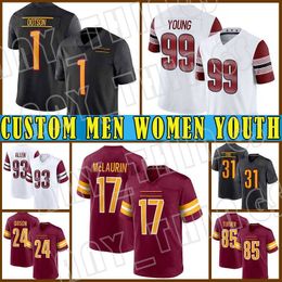 17 Terry McLaurin 21 Sean Taylor Maillot de football Jamin Davis Antonio Gibson Washingtons Jonathan Allen Commandants Curtis Samuel Jahan Dotson Brian Robinson Jr Curl