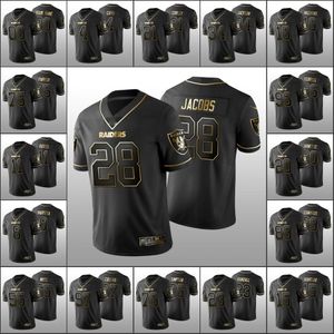 Las Vegas''Raiders''Men 11 Henry Ruggs 8 Marcus Mariota 34 Bo Jackson Custom Women Youth Black Golden Edition Jersey