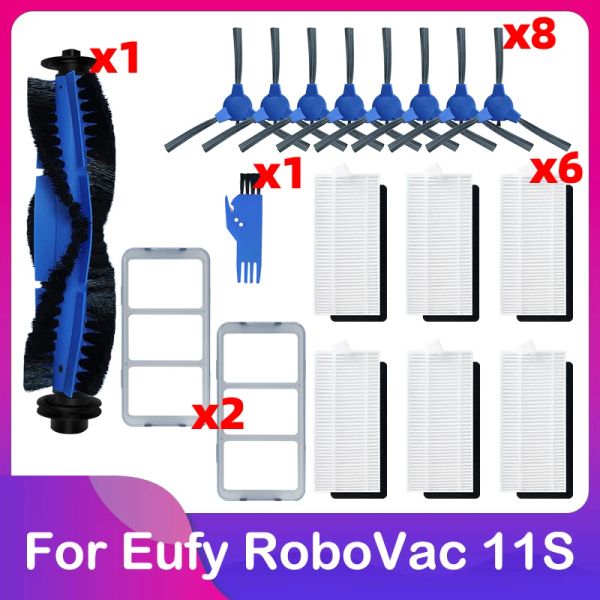 Reemplazo de Lasparparatuur para Eufy Robovac 11s más 35C 30 30C 15C 12 25C Robot Vacú ROLERA PRINCIPAL PROCHING PREVER FILER HEPA SEPAR