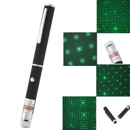 Laser-103 5 MW Groen Blauw Rode Beam 2 in 1 Sterren Laser Pointer Laser Pen Zaklamp voor Funny Pet SOS Montage Nacht Hunting Lesing