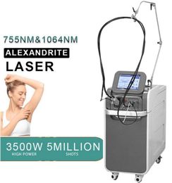 Laser 755Nm 1064Nm Lange Puls Nd Yag voor Pider Veins Pigment Vasculaire Anomalieën Verwijderen Huidverjonging Schoonheid Machine244