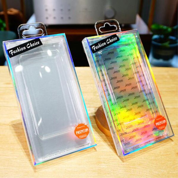 Laser Blister PVC Plastic Clear Retail Packaging Caja de embalaje para iPhone 14 13 12 11 Pro Max Xs XR 7 8 Plus Case Cover Display Retail Shipping Package Boxes