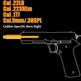 Laserboresighter 9 mm .38SPL .177 .223rem .22LR cal End Barrel Laser Collimator Nauwkeurige zicht voor revolvers Pistolen Rifle