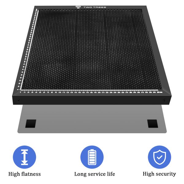 Plataforma de grabado de trabajo de Honeycomber de láser para la máquina de corte con láser CO2 TTS-55 TS2 Tallas de talla múltiples Tamaños