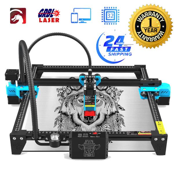 Máquina de grabado láser TTS-25/TTS-55/TTS-10 15W/40W/80W Máquina de grabado láser de metal Enrutador CNC Máquina cortadora de cuero y madera