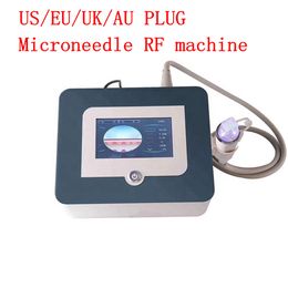 Draagbare Fractional RF Microneedle Machine Facial Lift Gold Micro Needle Acne Scar Stretch Mark Removal Behandeling Systeem DHL SHIP