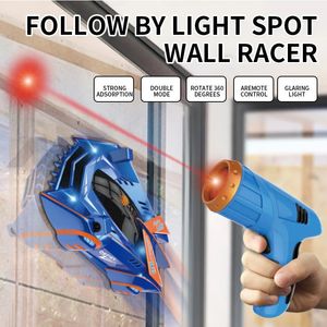 Escalade murale solide guidée au Laser et voiture de course télécommandée modèle radical cadeau de noël 240221