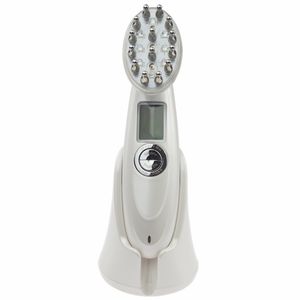 Laser cheveux repousse peigne traitement de perte de cheveux infrarouge RF EMS Stimulation cuir chevelu Vibration Massage lumière rouge brosse de soin des cheveux