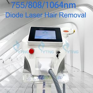 Épilation au laser pour toutes les couleurs de peau Bikini Aisselles Barbe Ligne de lèvres Épilateur indolore Permanent 808nm Laser Diode Machine de beauté Utilisation spa portable