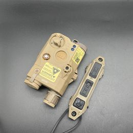 Indicador láser peq15, caja de batería láser verde, cola de ratón de control dual Watson M600c, linterna táctica para pistola