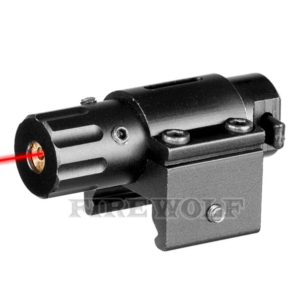 Laser L2028 Mini mirino laser tattico da caccia rosso per pistole Mirini laser da caccia con attacco Weaver