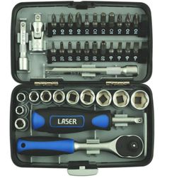 Laser laatste paar links 38PCE 14 Hex Sockets Mini 14 ratchet schroevendraaier bit set7188703