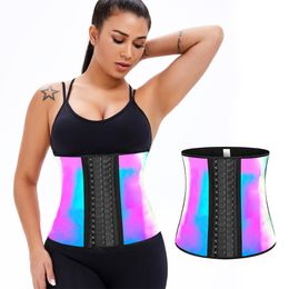 Laser Latex Taille Trainer Buikbuik Tummy Shapewears Voor Vrouwen Schoonheid Afslanken Body Shaper 9 Steelbones Fitness Sauna Zweet Riemen