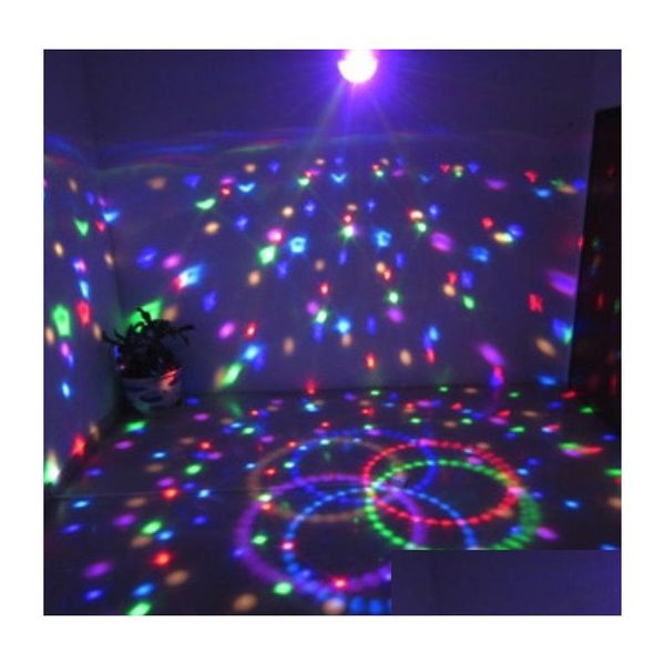 Iluminación láser Adsled 9 Led Dmx 512 Control remoto Beautif Crystal Magic Effect Ball Light Disco Dj Stage Play Drop Delivery Lights Otubi
