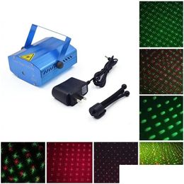 LISER ILUMINACIÓN AZUL Mini Led Proyector Decorations for Home Lasers Pointer Disco Light Stage Partys Pattern Pattern