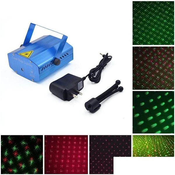 Laser Laser Blue Mini Projecteur LED Party décorations pour les lasers à domicile Pointer disco Light Stage Parties Lights Projecteurs Dr Dhwqn