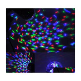 Laserverlichting Disco Licht Colorf DMX 3W DJ LED Bewegende kop Roterend Stage RGB Crystal Evening Lights Drop levering DHKX3