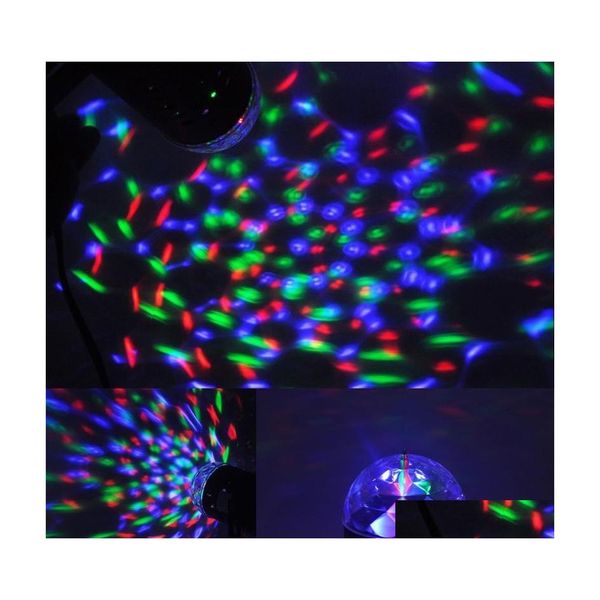 Éclairage Laser Disco couleur Dmx 3W Dj Led tête mobile scène rotative rvb cristal lumières de soirée livraison directe Dhkx3