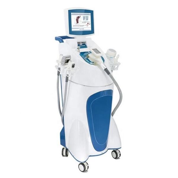 Machine Laser Portable, 5 tailles, poignée de traitement sélectionnable, Double menton, gel des graisses, rouleau sous vide