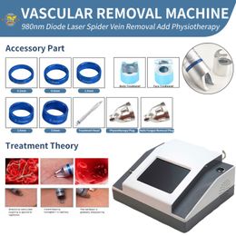 Machine laser 980 nm ongles Traitement d'élimination du champignon Diode Laser Veines Spider Machine Pain Physiothérapie Système de soins de la peau