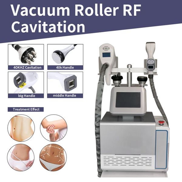 Máquina láser Body Celulited Roller RF Vacú Vacú Cuerpo ultrasónico Forma de grasa Desmontaje con 2 años Precio de garantía