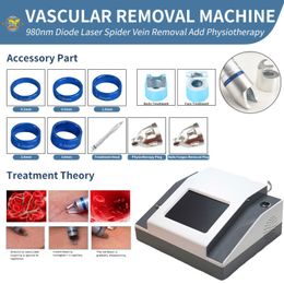 Laser Machine Diode Laser 980 nm Machine Red Vasculaire Nails Fungus Spider Vein Physiotherapy Traitement Instrument