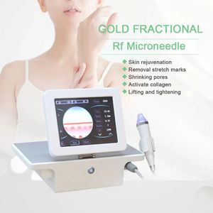 Machine laser fractionnée RF Microneedle Thérapie RF Micro-Cristalline Soins de la peau Instrument de beauté Élimination des rides Lifting de la peau Rajeunissement de la peau