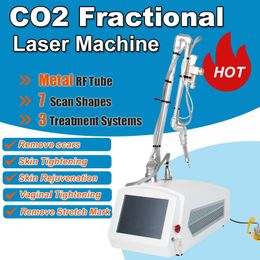 CO2 fractionele laser Anti-aging Huidverjonging Littekens Striae Verwijdering Vaginale aanscherping Metalen RF-buis Schoonheidsapparatuur Salon Thuisgebruik