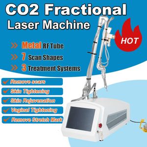 Draagbare factie CO2 Laserverwijderingsmachine Littekens Strekmarkeringen Wrinkle verwijdering Vaginale Draai Aging Metal RF Tube Skin Resurfacing Beauty Equipment