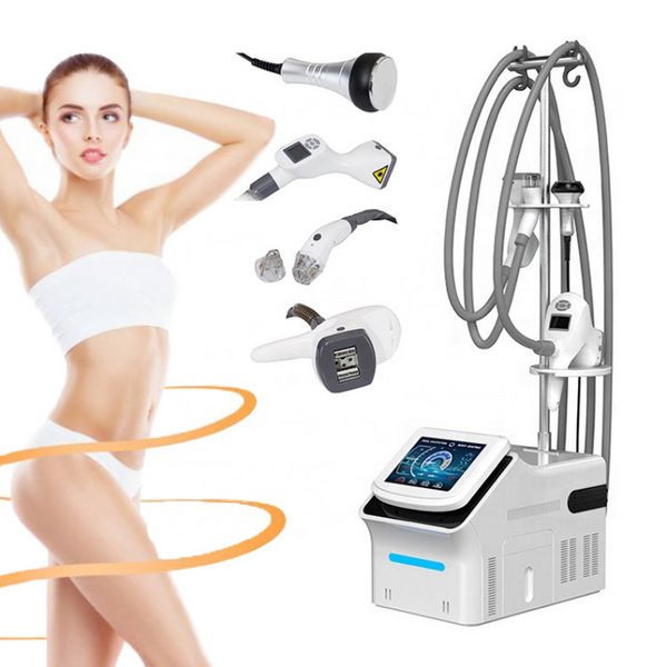 Machine laser Ultrasonic Cavitation RF Perte multipolaire Poids Vacuum Beauty Health Instrument Vacuum Th￩rapie Slimming