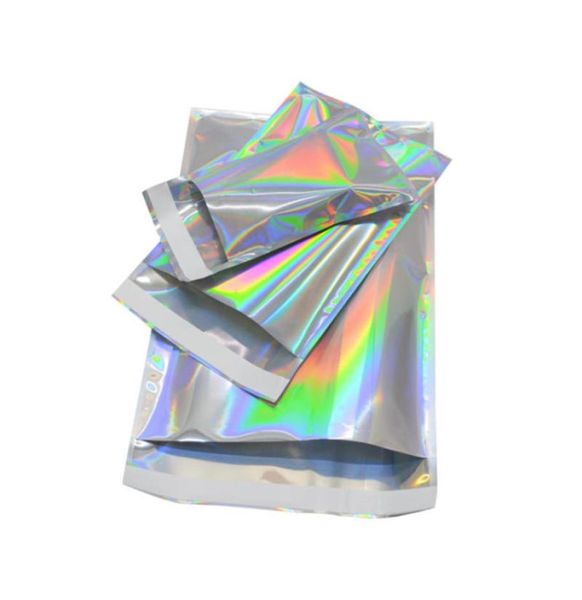 Laser Mailers Sacs Rainbow Self Smell Proof Packages Enveloppe pour le boîtier de téléphone portable Accessoires Mobile Gift Express Storag6170178