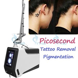 Laser picoseconde wenkbrauw tattoo verwijdering huid pigmentatie pico laser professionele schoonheid salon gebruik