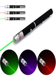 Laser Pointer Pen 3 Pack Sight Laser 5MW Power Power Power Green Blue Red Hunting Laser Dispositif Laser Tool First Aid Beam Ligh3089232