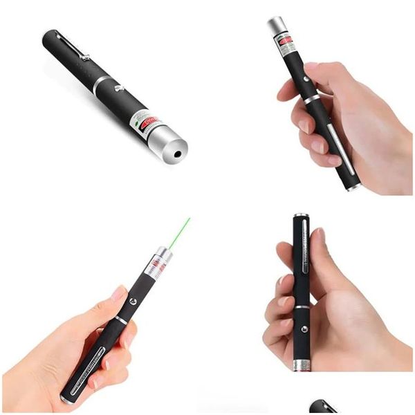 Pointeur laser stylos en gros stylo à lumière rouge montage nuit chasse faisceau école enseignement bureau travail pointant BH2543 livraison directe bus Dhg2C