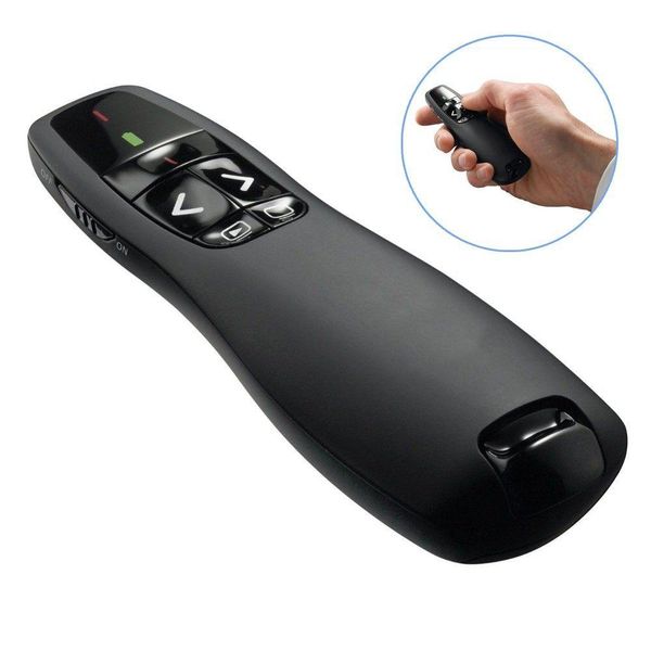 Pointeurs laser 2.4 GHz Présentant sans fil USB Red Pen Pointer ppt Remote Control avec ordinateur de poche pour la présentation PowerPoint avec gamme d'OTCCP