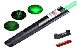 Laserpointers 303 Groene Pen 532nm Verstelbare Focus Batterij En Batterijlader EU US VC081 05W SYSR8409872