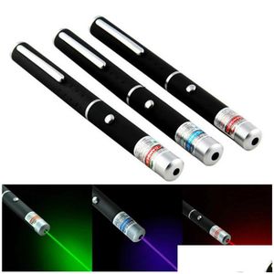 Laseraanwijzers 5MW Pointer Pen Party Gunst grappige kat speelgoed Outdoor Cam Teaching Conference Supplies Pet 3 Colors Drop Delivery Electro DHFQX